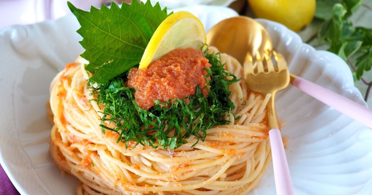 和風明太子パスタ 出汁と梅昆布でうま味抜群 レシピ おいしいレシピ やまやのおいしいもの部 やまやコミュニケーションズ