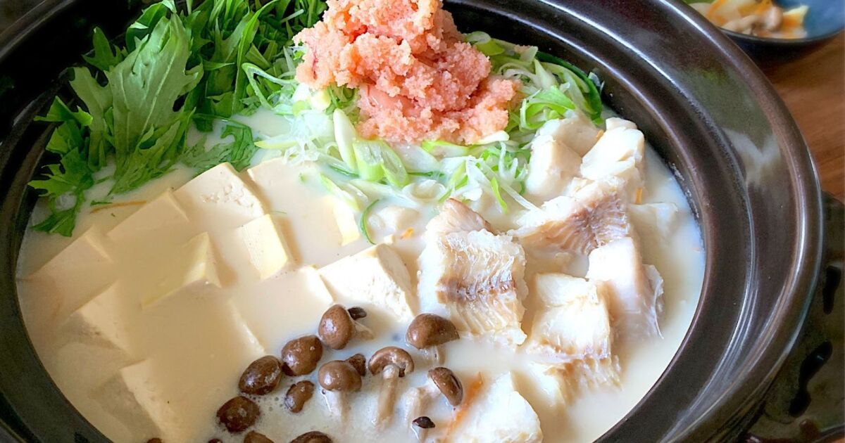 明太子とスケトウダラの親子鍋 豆乳仕立て レシピ おいしいレシピ やまやのおいしいもの部 やまやコミュニケーションズ