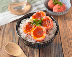 梅昆布香る♪めんたい味玉