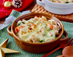 【うまだし×クリスマスレシピ③】うまだしで味が決まる♪冬野菜グラタン