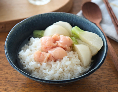 かぶと明太子のうまだし茶漬け