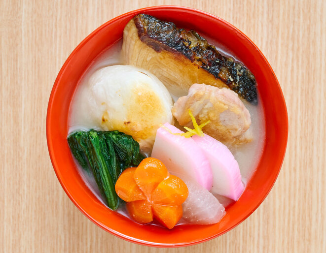 博多雑煮（白味噌仕立て）