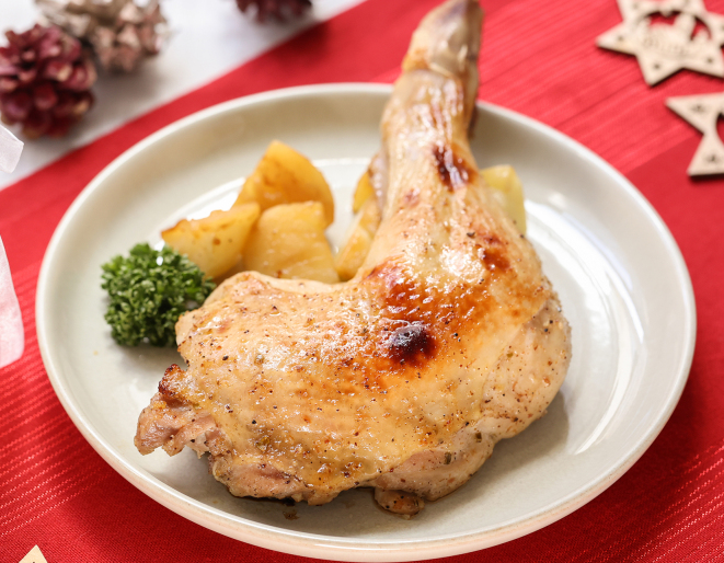 【うまだし×クリスマスレシピ②】漬けて焼くだけ！うまだしチキン