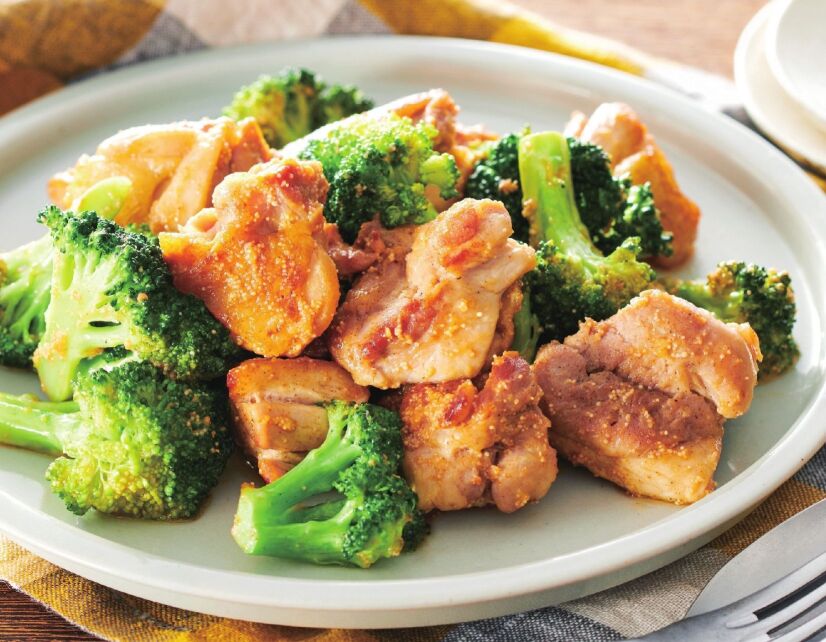 鶏ひき肉とブロッコリーのレシピ