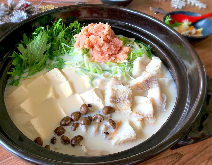 明太子とスケトウダラの親子鍋 豆乳仕立て レシピ おいしいレシピ やまやのおいしいもの部 やまやコミュニケーションズ